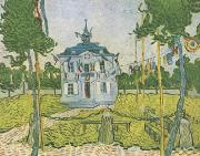 Vincent Van Gogh, Auvers Town Hall on 14 july 1890